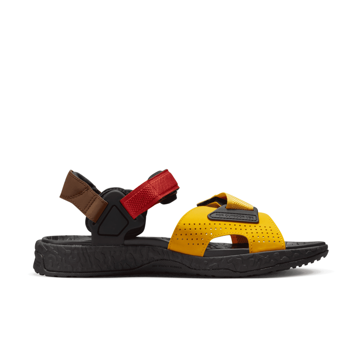 Nike ACG Air Deschutz+ Brown Red Yellow Angle 1