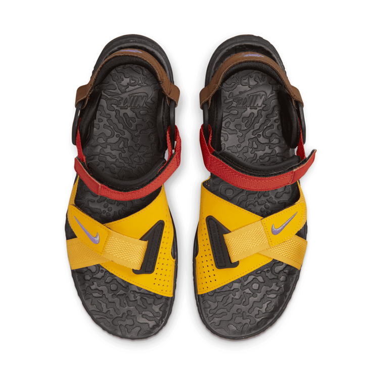 Nike ACG Air Deschutz+ Brown Red Yellow Angle 2