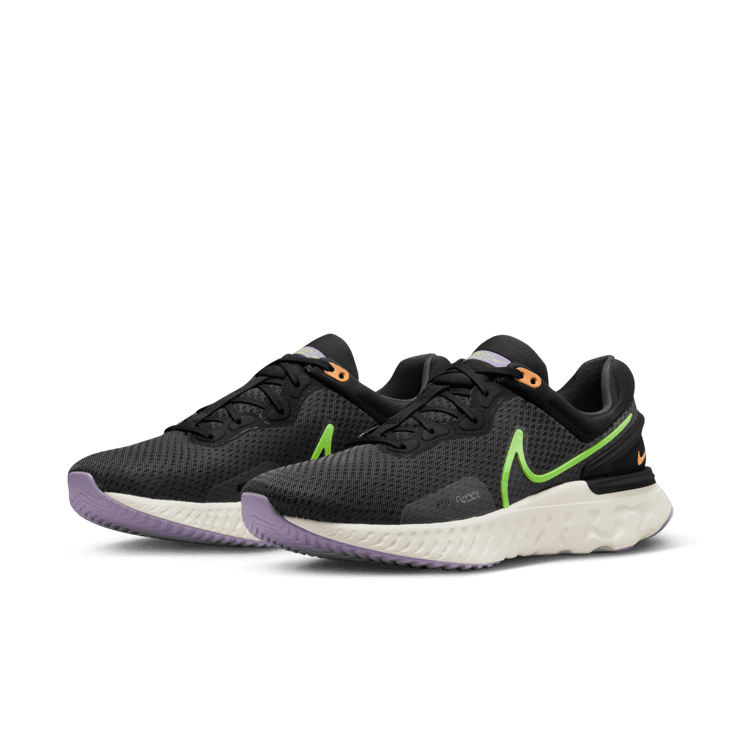 Nike React Miler 3 Anthracite Ghost Green Lavender Angle 2