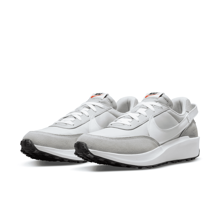 Nike Waffle Debut Grey Fog White Angle 4