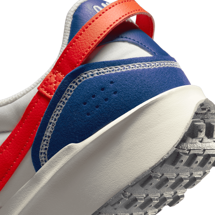 Nike Waffle Debut Swoosh Habanero Red Old Royal Angle 5