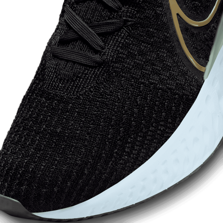 Nike React Infinity Run Flyknit 3 Night Forest Green Glacier Blue Angle 4