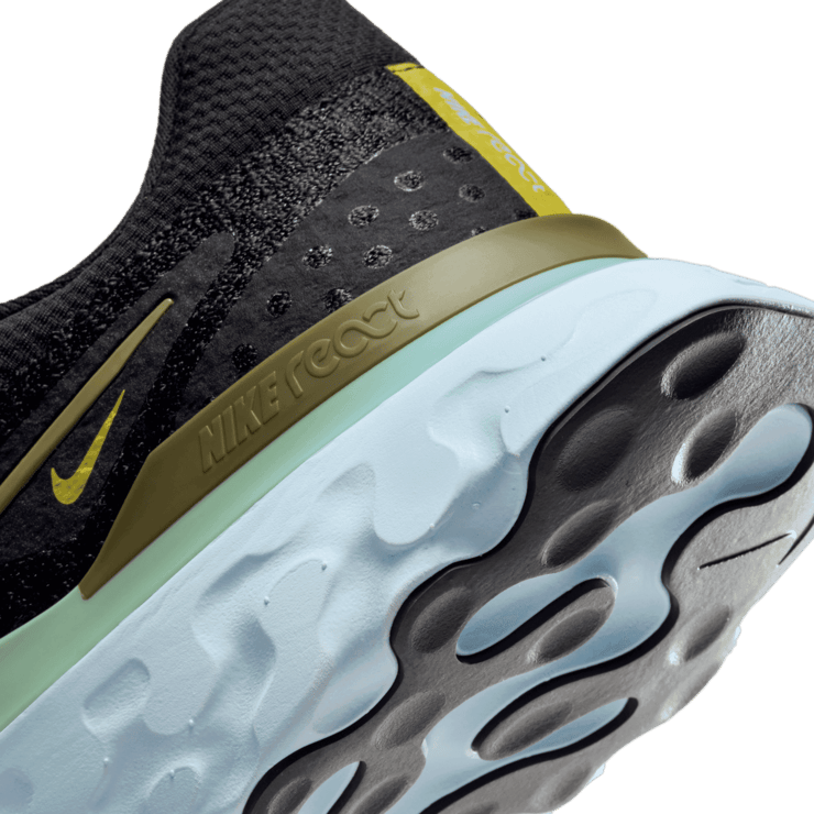Nike React Infinity Run Flyknit 3 Night Forest Green Glacier Blue Angle 5