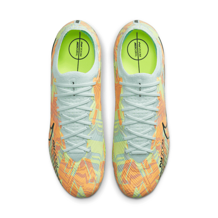Nike Zoom Vapor 15 Elite FG Total Orange Ghost Green Angle 1