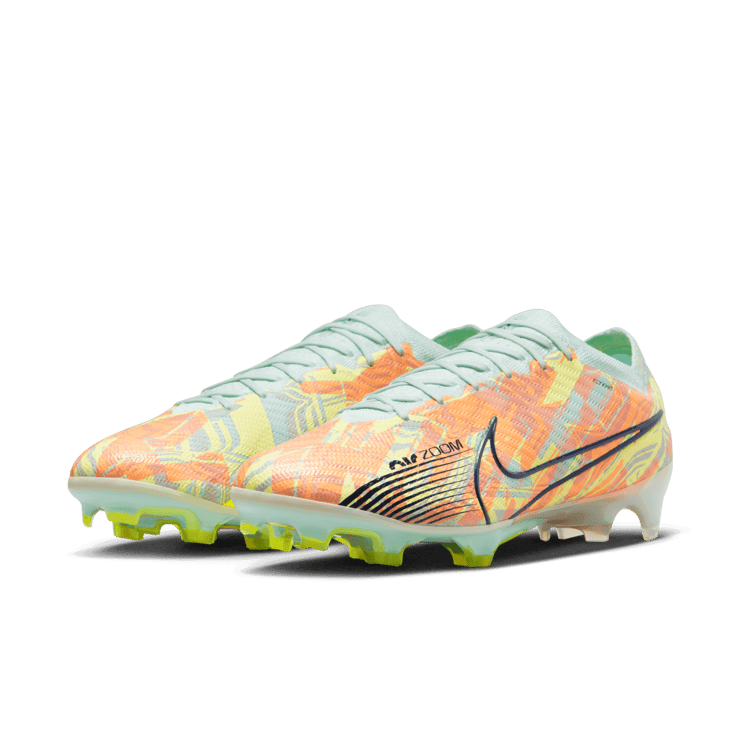 Nike Zoom Vapor 15 Elite FG Total Orange Ghost Green Angle 2