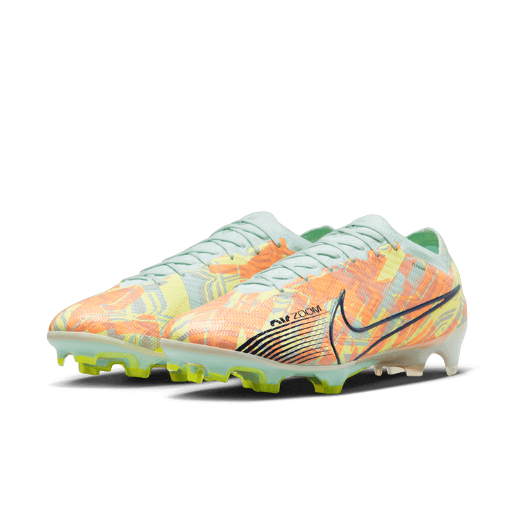 Nike Zoom Vapor 15 Elite FG Total Orange Ghost Green Angle 2