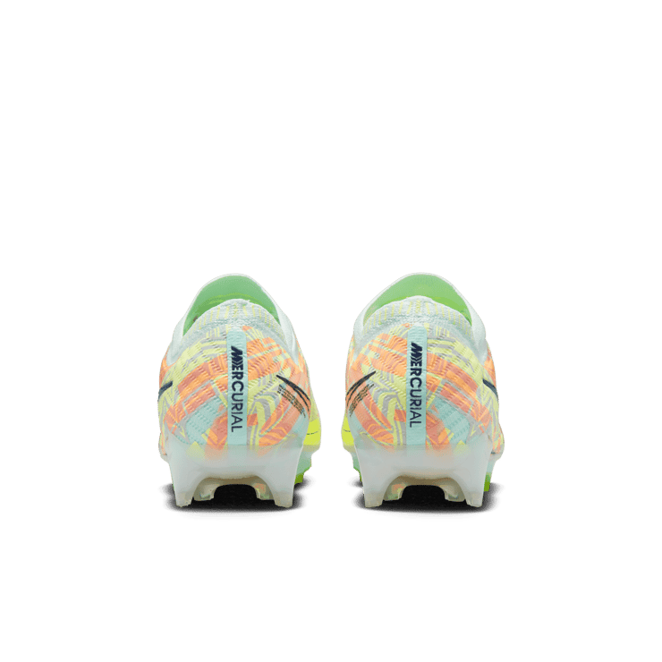 Nike Zoom Vapor 15 Elite FG Total Orange Ghost Green Angle 3