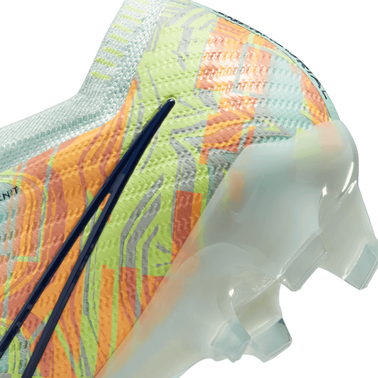 Nike Zoom Vapor 15 Elite FG Total Orange Ghost Green Angle 6