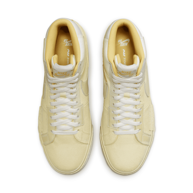 Nike SB Zoom Blazer Mid PRM Lemon Wash Angle 2