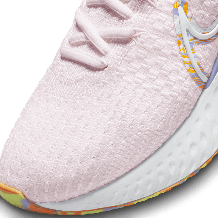 Nike React Infinity Run Flyknit Light Soft Pink Purple (W) Angle 4