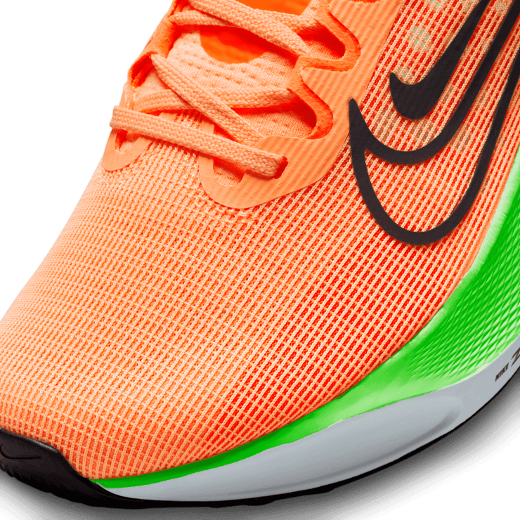Nike Zoom Fly 5 Total Orange Ghost Green (W) Angle 4