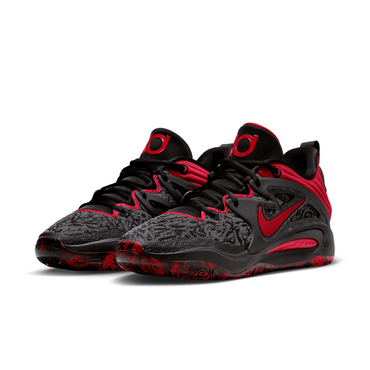 Nike KD 15 Black University Red Angle 2