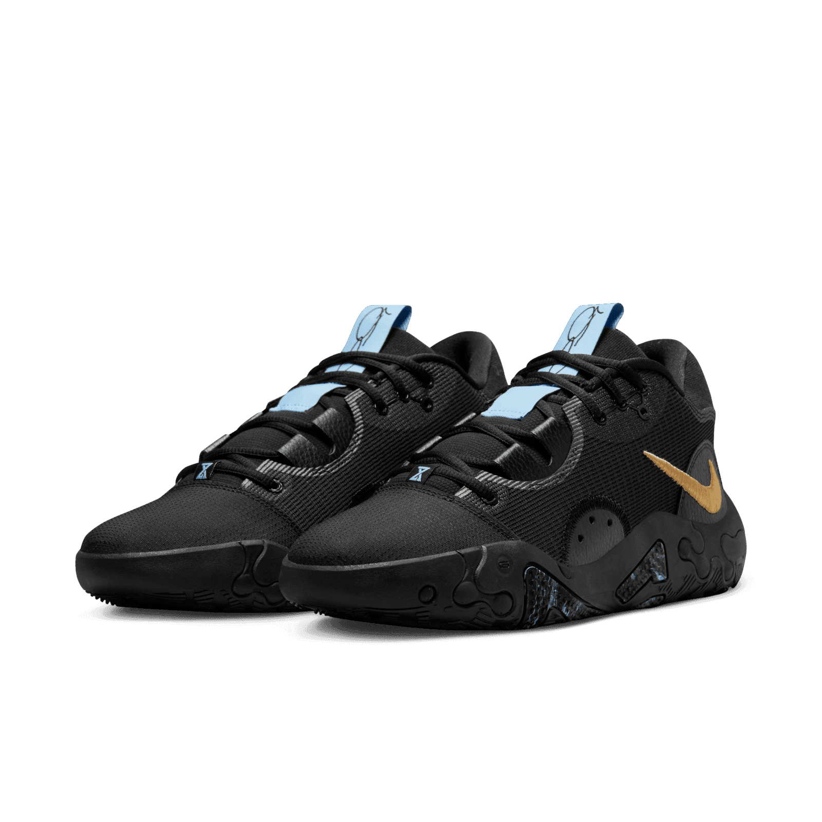 Nike PG6 Black/Peach Cream/CelestineBlue｜スポーツ