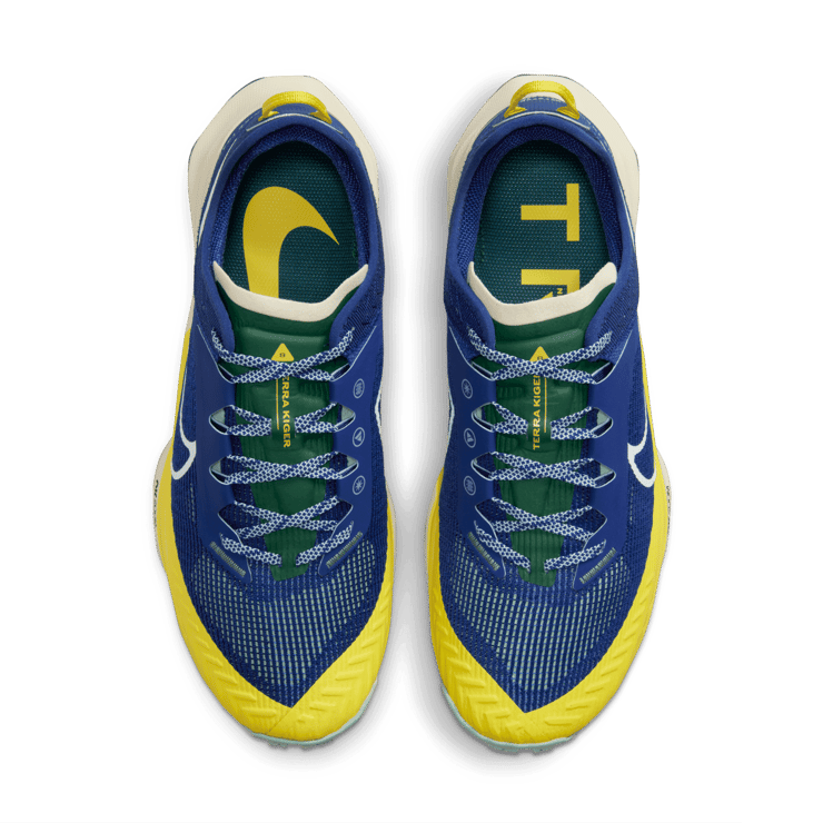 Nike Air Zoom Terra Kiger 8 Deep Royal Blue Yellow Strike Angle 1
