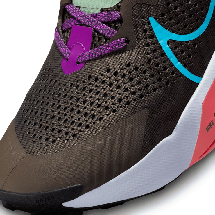 Nike ZoomX Zegama Trail Ironstone Laser Blue Magic Ember Angle 5