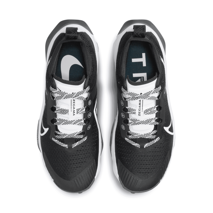 Nike ZoomX Zegama Trail Black White (W) Angle 2