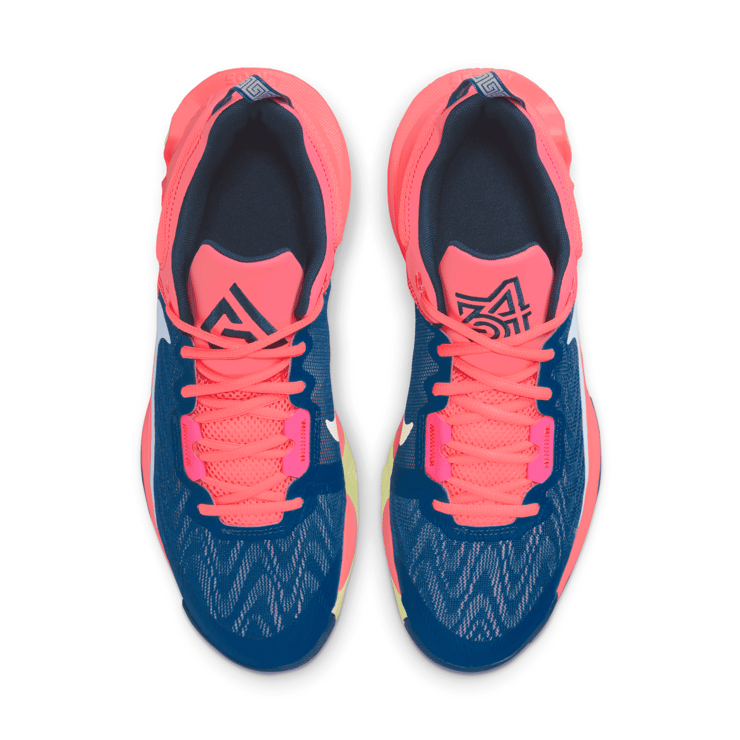 Nike Giannis Immortality 2 Dark Marina Blue Laser Crimson Angle 2