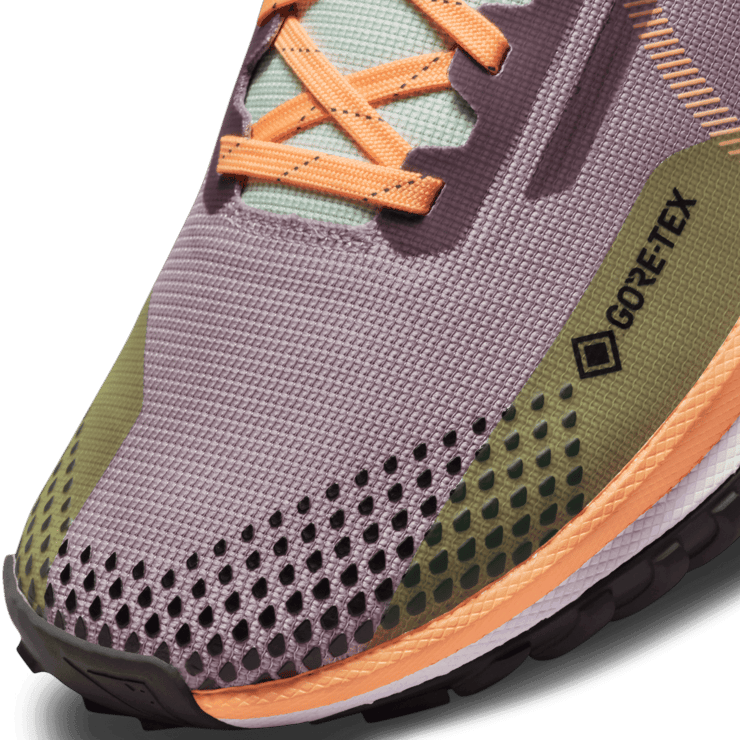 Nike React Pegasus Trail 4 Gore-Tex Purple Smoke Peach Cream (W) Angle 4