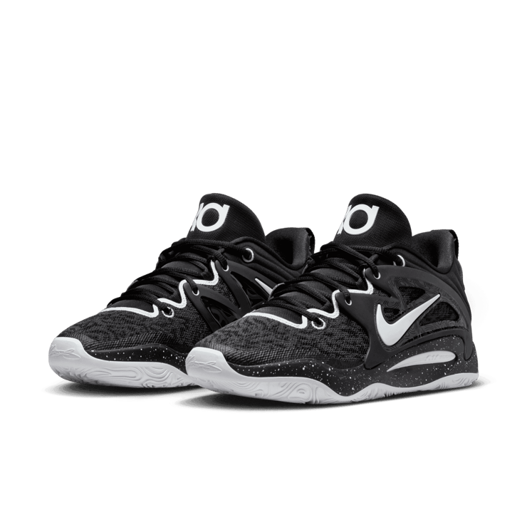 Nike KD 15 TB Black White Angle 2