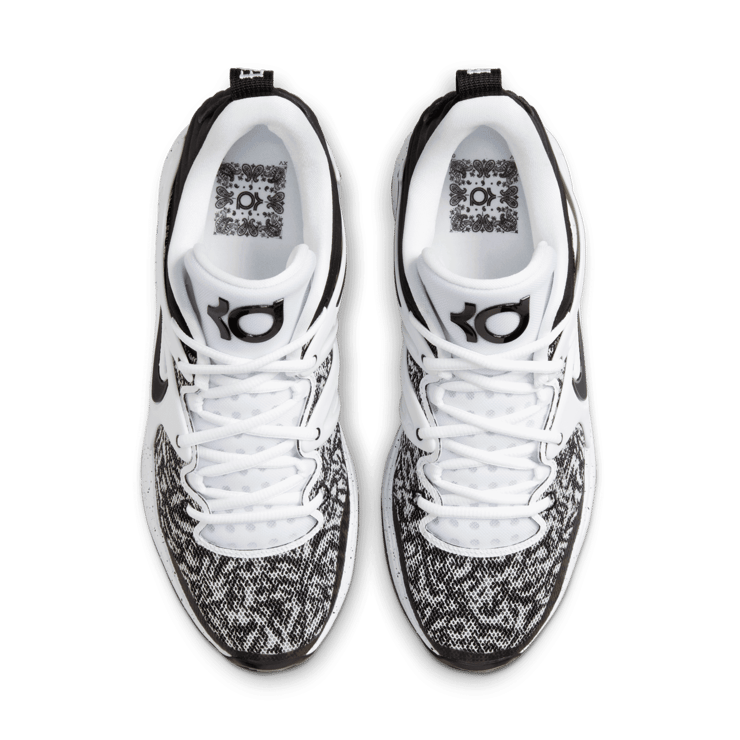 Nike KD 15 TB White Black Angle 1