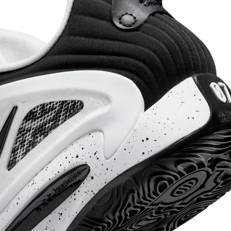 Nike KD 15 TB White Black Angle 5
