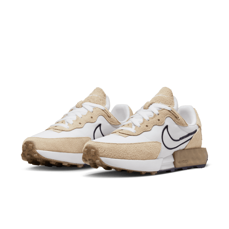 Nike Fontanka Waffle Sanddrift White (W) Angle 3