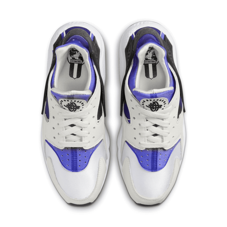 Nike Air Huarache White Lapis Deep Royal Blue (W) Angle 1