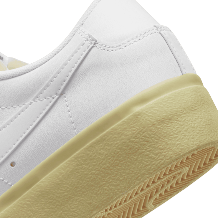 Nike Blazer Low Platform White Lemon Wash (W) Angle 5