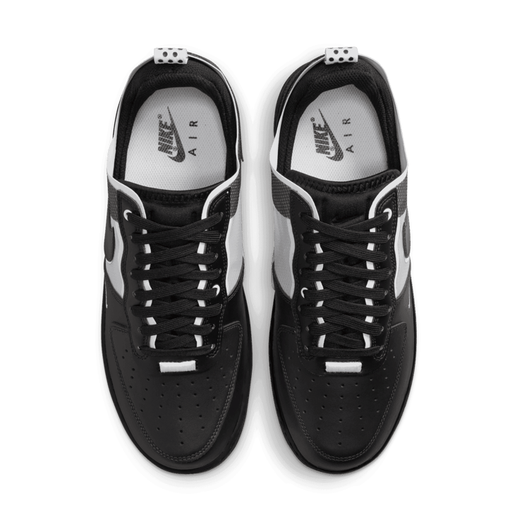 Nike Air Force 1 Low React Black White Angle 1