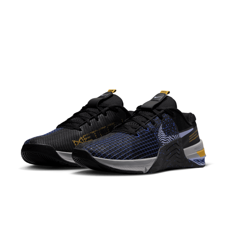 Nike Metcon 8 Black Yellow Yellow Ochre (W) Angle 2