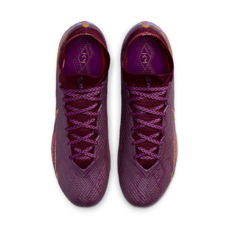Nike Zoom Superfly 9 Elite KM FG Mbappé Dark Beetroot Angle 1