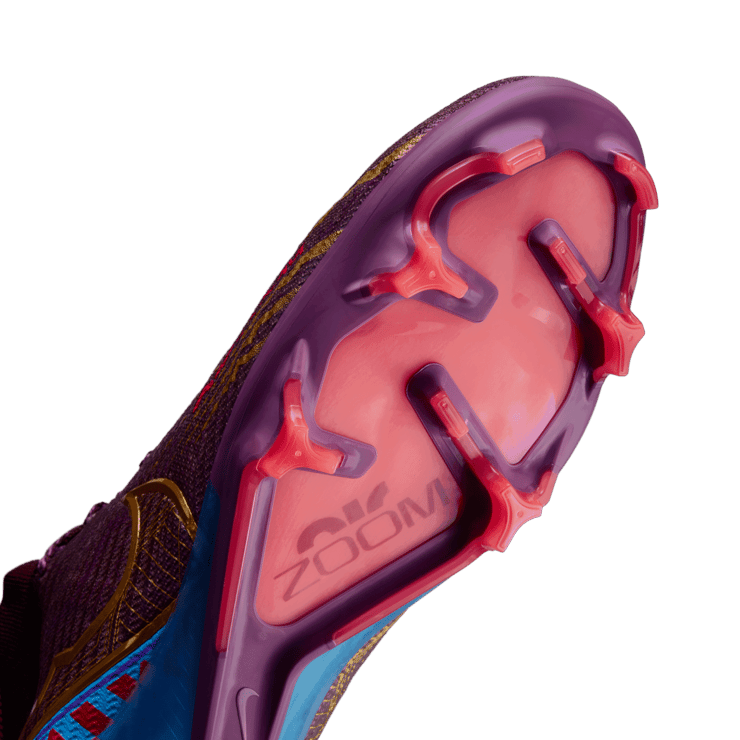 Nike Zoom Superfly 9 Elite KM FG Mbappé Dark Beetroot Angle 4