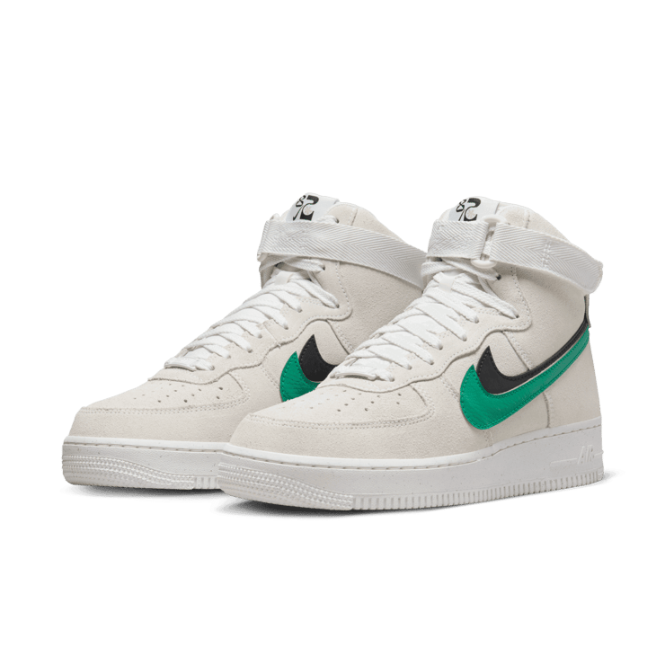 Nike Air Force 1 High SE Sesame Neptune Green (W) Angle 2