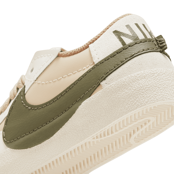 Nike Blazer Low 77 Jumbo Sanddrift Medium Olive (W) Angle 5