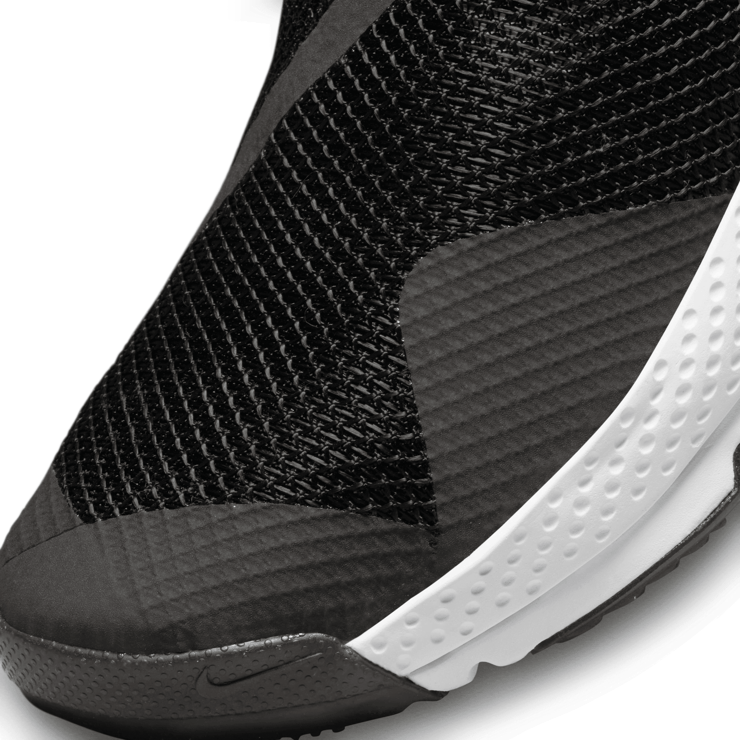Nike Go FlyEase Black White (W) Angle 5