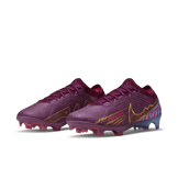 Nike Zoom Mercurial Vapor 15 Elite KM FG Mbappé Dark Beetroot Angle 2
