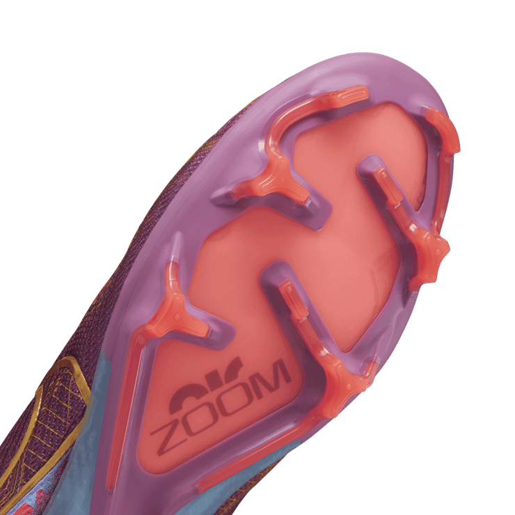 Nike Zoom Mercurial Vapor 15 Elite KM FG Mbappé Dark Beetroot Angle 4