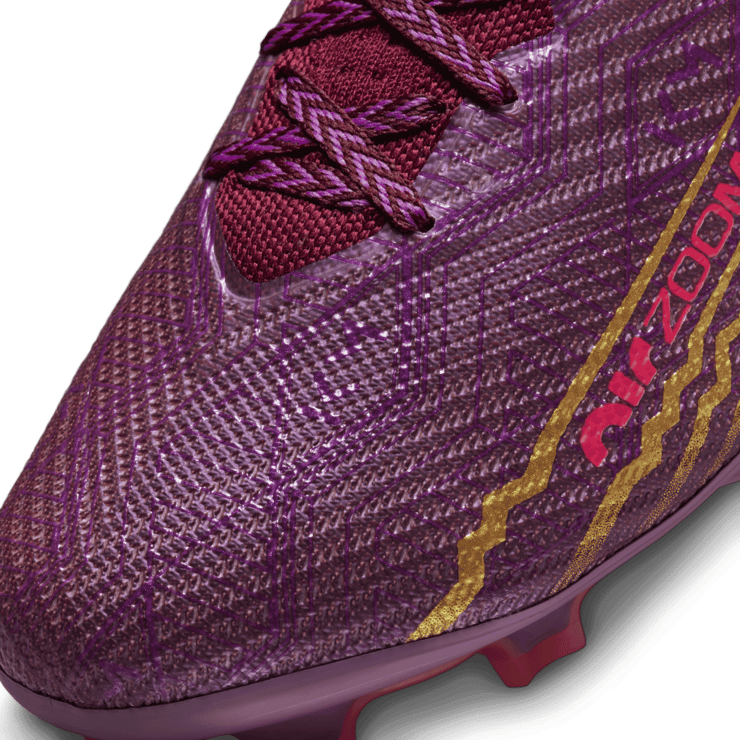 Nike Zoom Mercurial Vapor 15 Elite KM FG Mbappé Dark Beetroot Angle 5