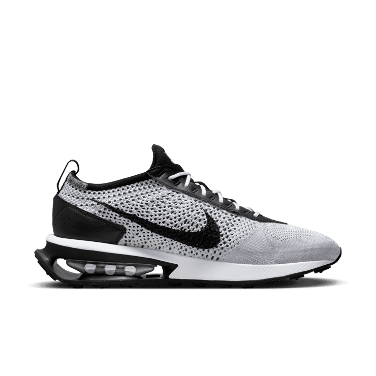 Nike Air Max Flyknit Racer Pure Platinum Black Angle 1