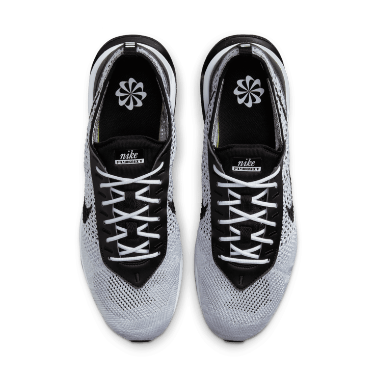 Nike Air Max Flyknit Racer Pure Platinum Black Angle 2