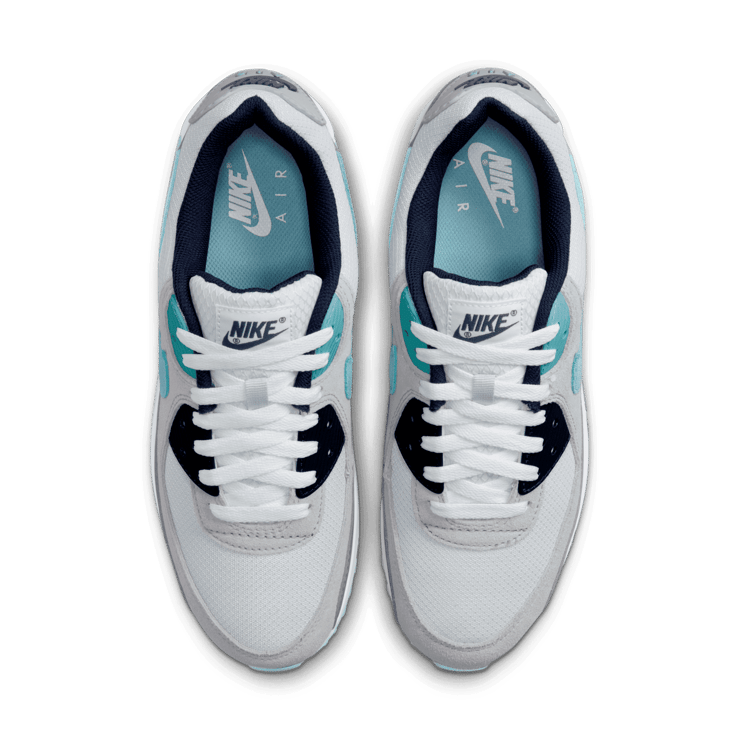 Nike Air Max 90 Pure Platinum Warm Blue Angle 1