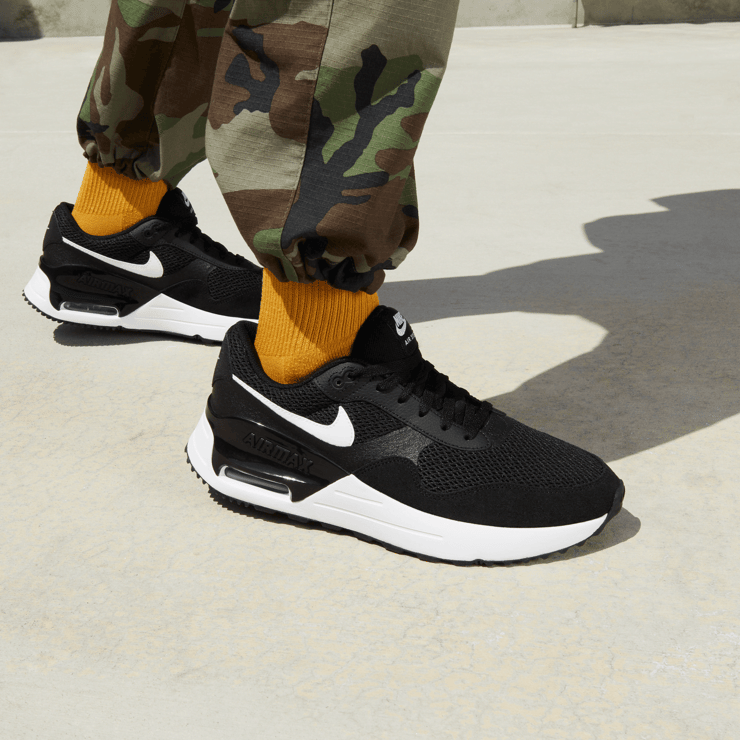 Nike Air Max SYSTM Black Wolf Grey Angle 0