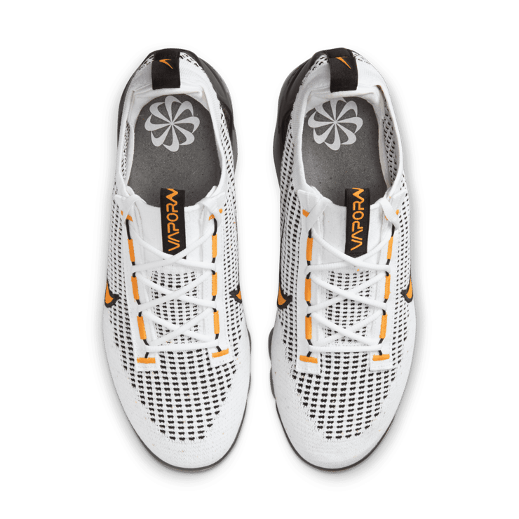 Nike Air VaporMax 2021 FK White Black Kumquat Angle 1