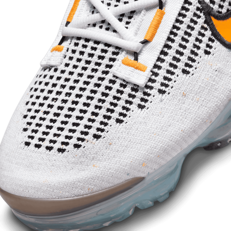 Nike Air VaporMax 2021 FK White Black Kumquat Angle 4