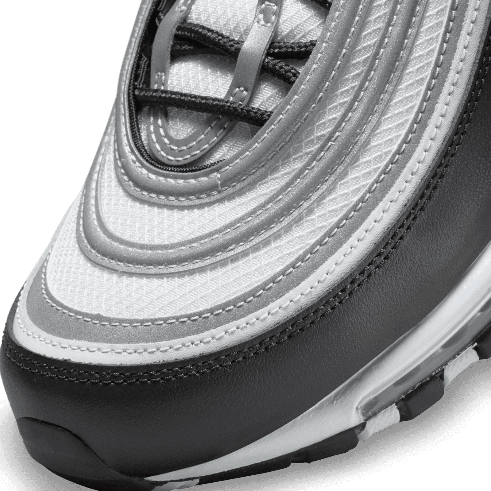 nike air max 97 black white metallic silver