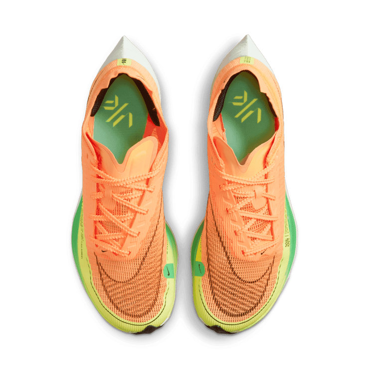 Nike ZoomX Vaporfly Next% 2 Peach Cream Green Shock (W) Angle 1