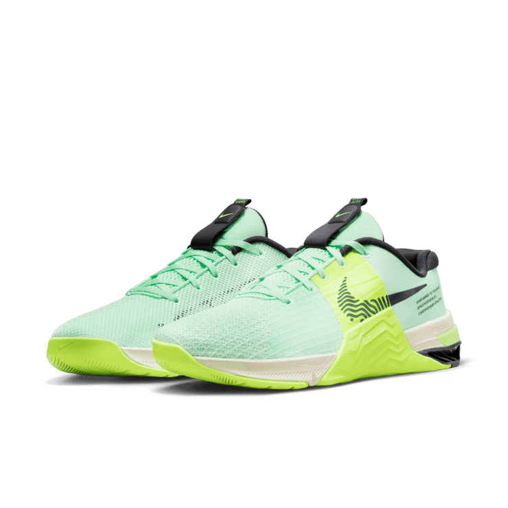 Nike Metcon 8 Mint Foam Volt Angle 2