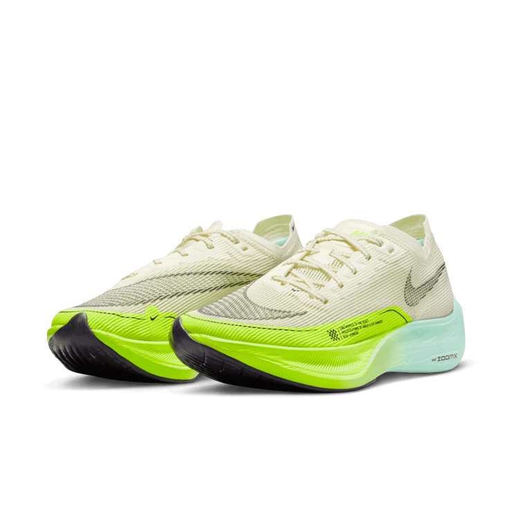 Nike ZoomX Vaporfly Next% 2 Coconut Milk Ghost Green (W) Angle 2
