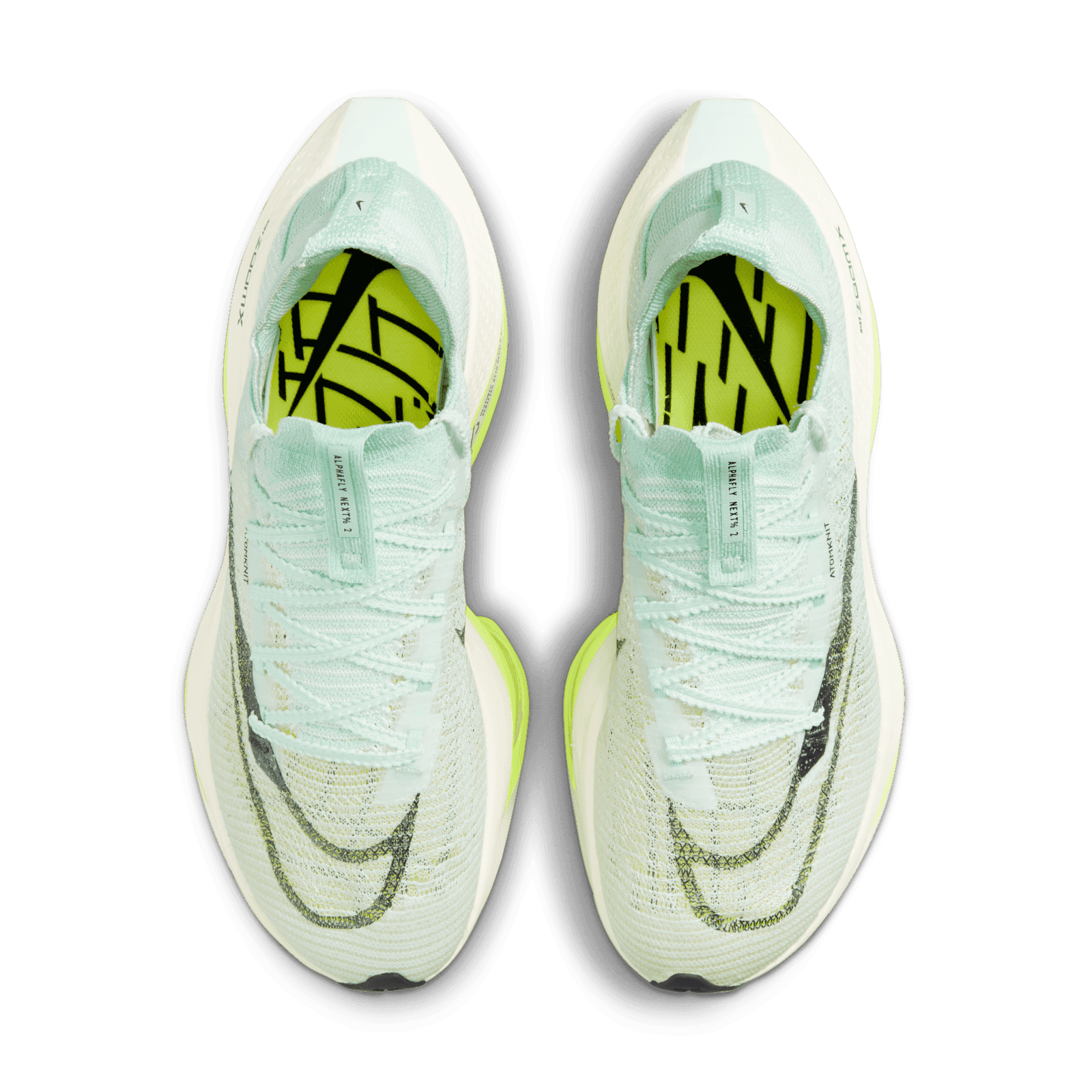 nike alphafly mint green