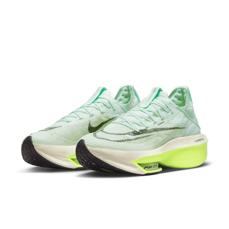 Nike Air Zoom Alphafly Next% 2 Mint Foam Barely Green (W) Angle 2